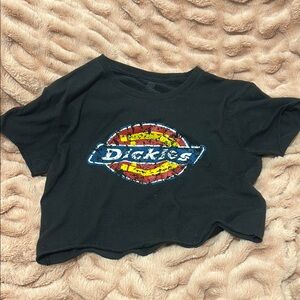 Dickies Black Crop Top